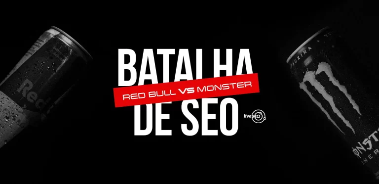 Banner preto com uma lata de Red Bull e uma de Monster, ao centro o título do conteúdo.