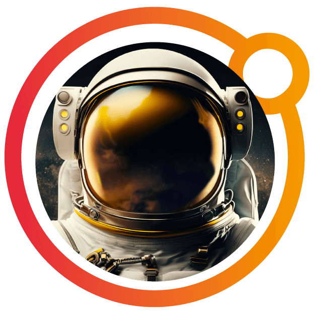 imagem de um astronauta