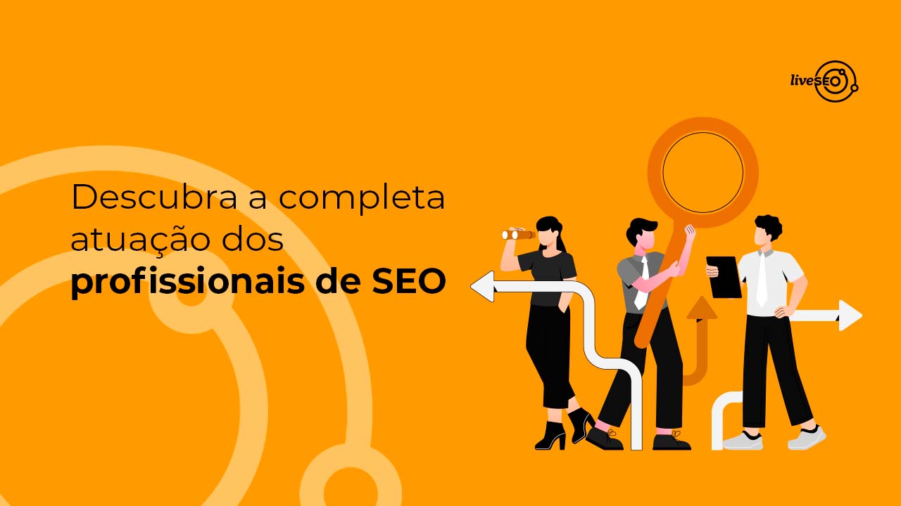 Profissionais de SEO em ação, explorando estratégias