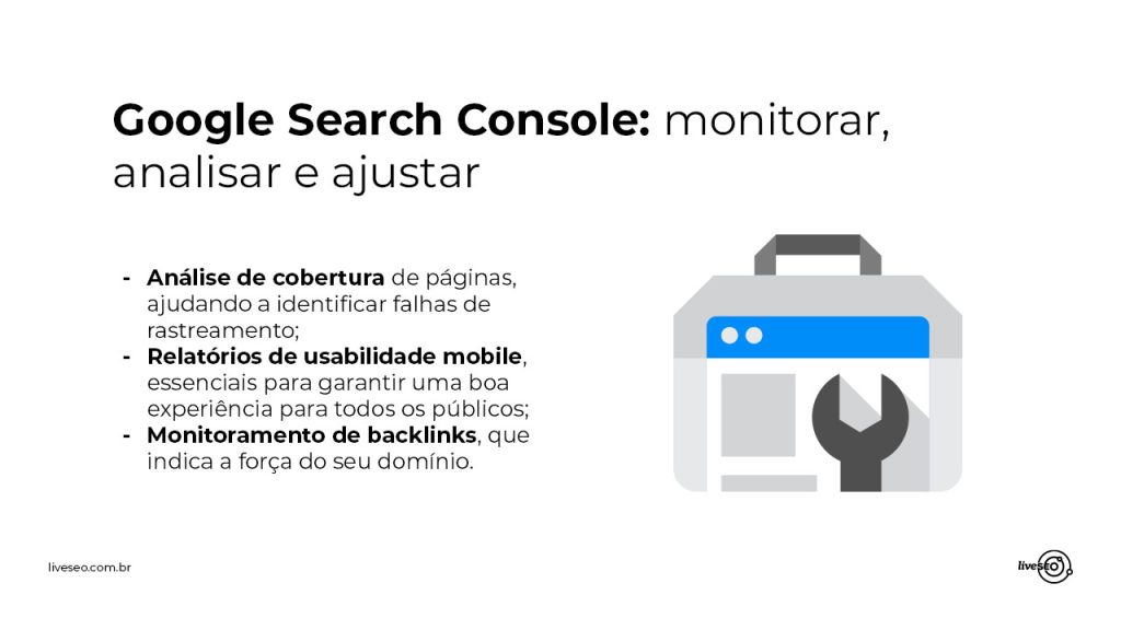 Google Search Console: análise e monitoramento de sites