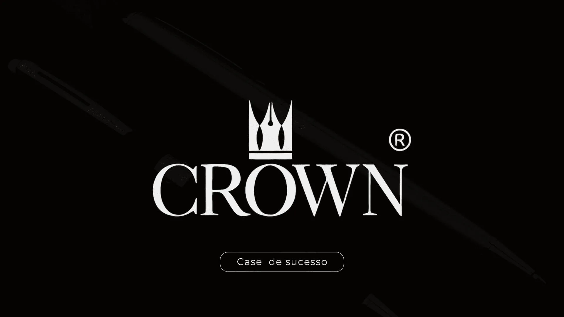 Capa case canetas crown