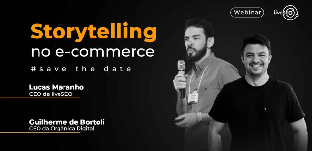 Capa do webinar "storytelling no e-commerce"